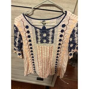 Embroidered Rapsodia blouse size M